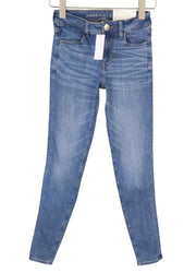 AMERICAN EAGLE OUTFITTERS Jegging Brilliant Women Jeans W24 Blue Stretch