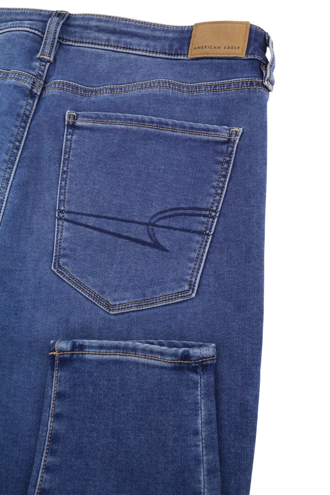 AMERICAN EAGLE OUTFITTERS Super Hi-Rise Women Jeans W31 Blue Vibe Soft Jegging