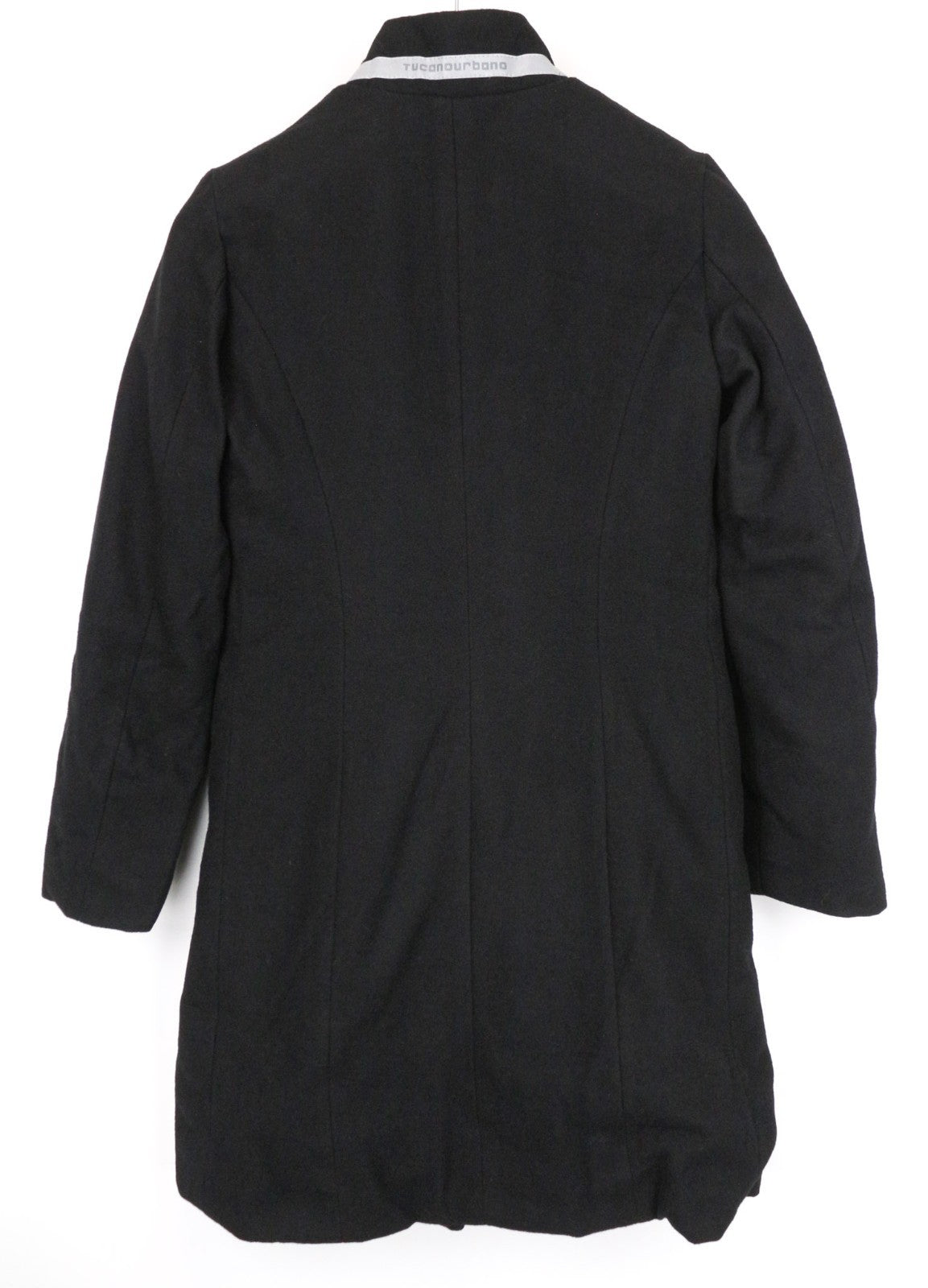 TUCANO URBANO New Carmen Women Coat IT38 M Black Wool Blend Lined Motorbike