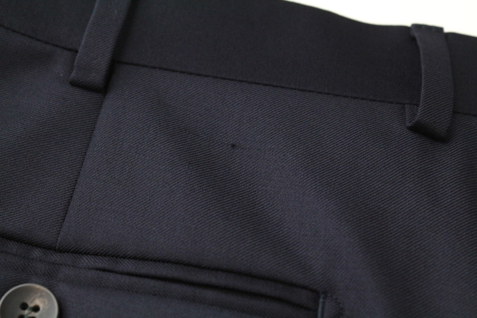 SUITSUPPLY Ferrara Men Suit UK44L Navy Blue Slim 2-Piece Pure Wool Flat-Front