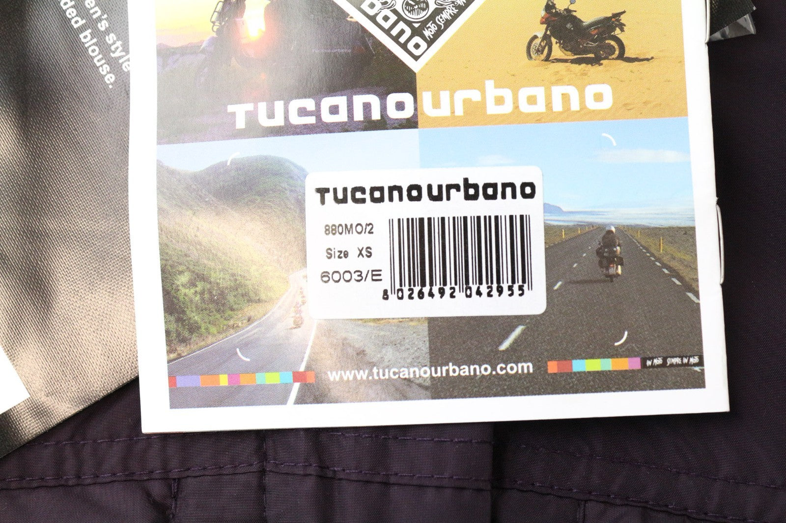 TUCANO URBANO Lori Women Jacket XS Blackberry Scooter Windpoof Breathable