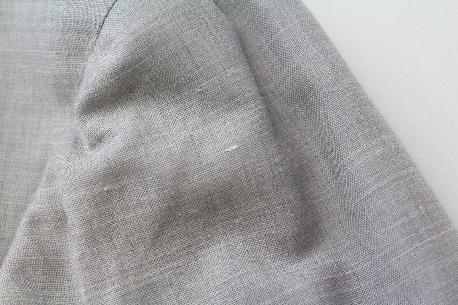SUITSUPPLY Havana Jetted Men Suit UK50R Grey Melange Slim 2Pc Wool Silk Linen