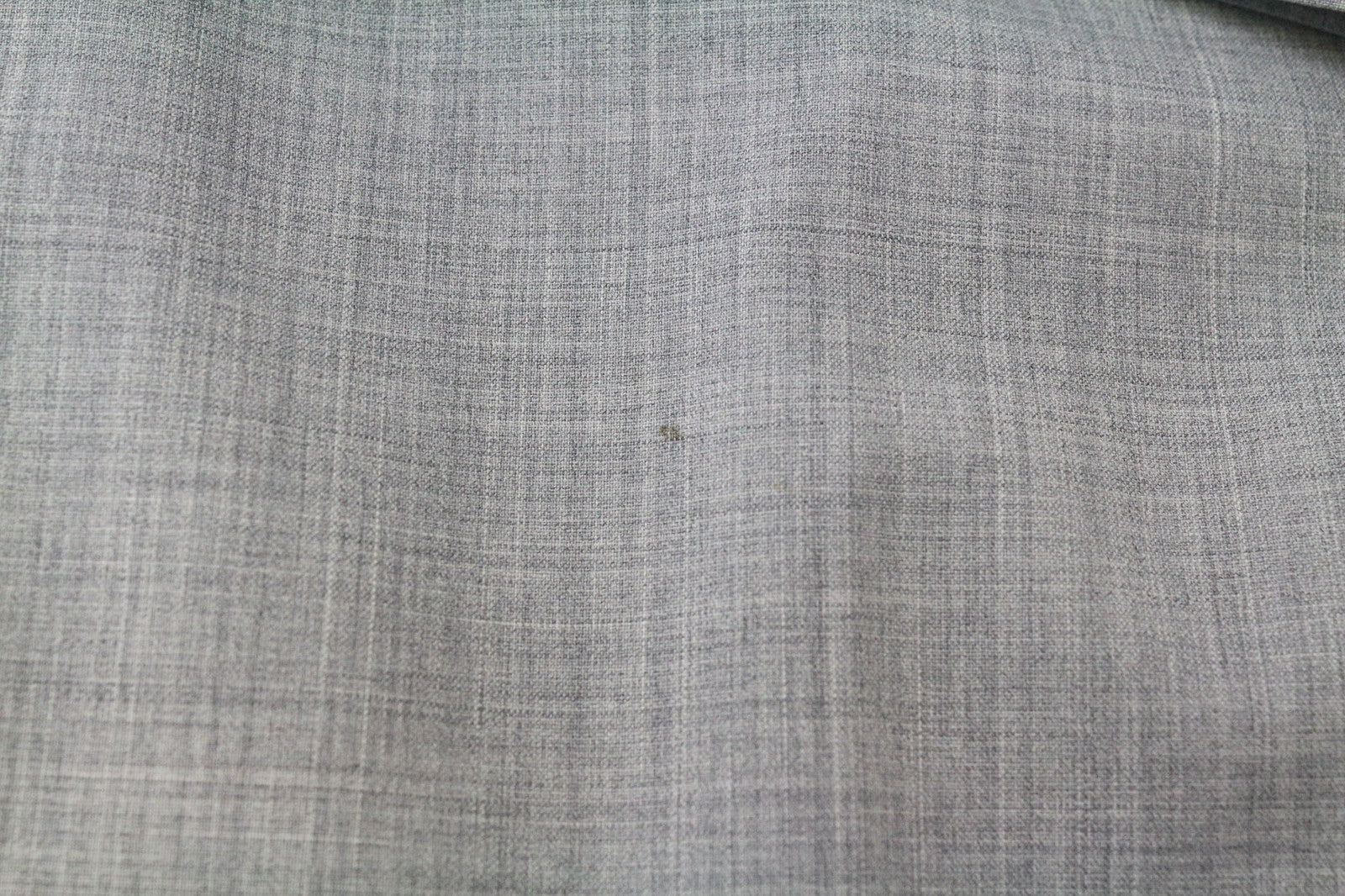 SUITSUPPLY Soho Turn Up Men Trousers UK44R Grey Melange Slim Wool Flat-Front
