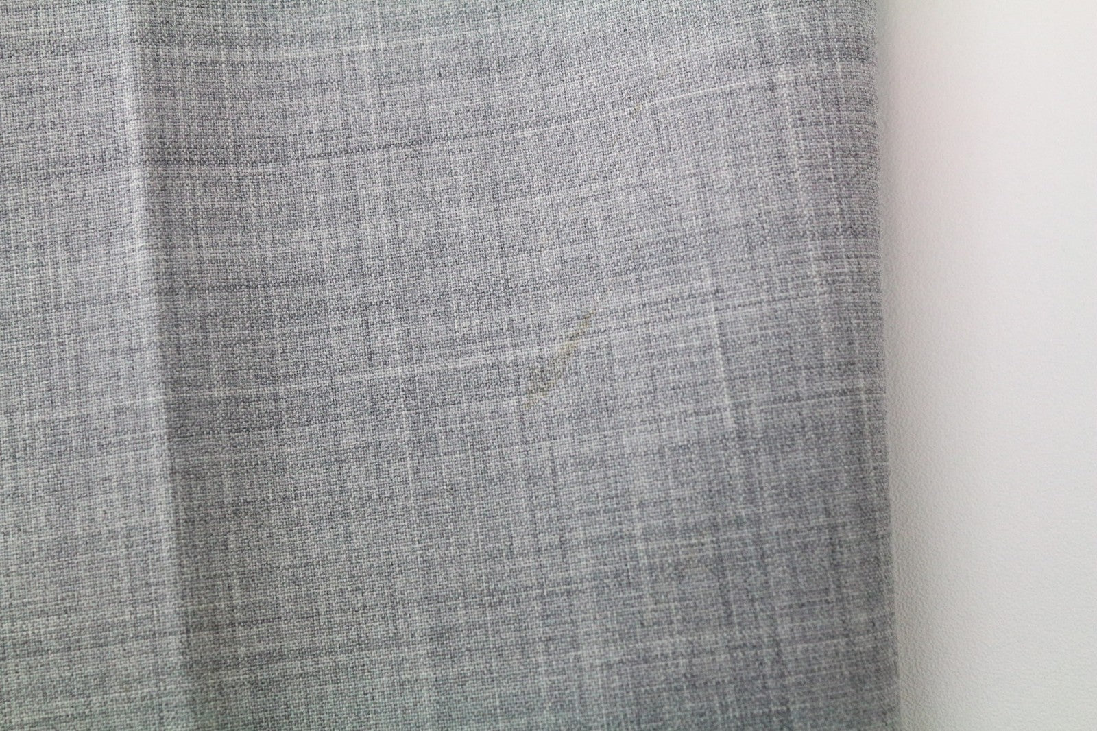 SUITSUPPLY Soho Turn Up Men Trousers UK44R Grey Melange Slim Wool Flat-Front