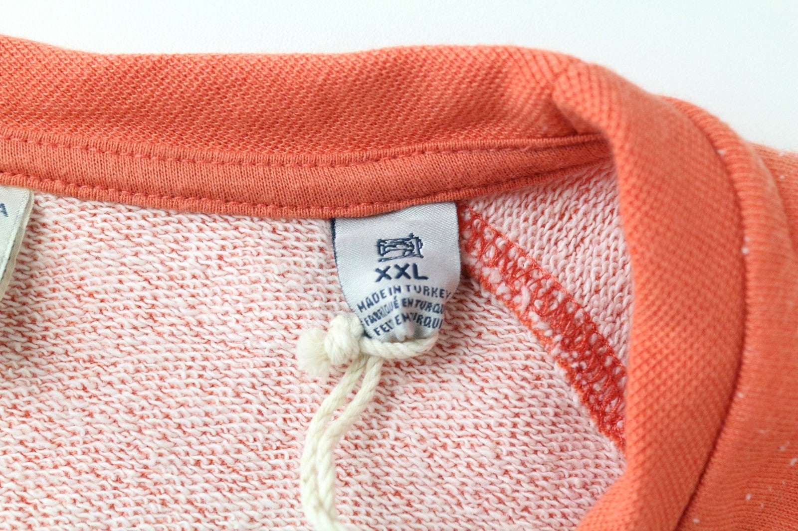 SCOTCH & SODA Ams Couture Men Sweatshirt 2XL Orange Cotton Blend Long Sleeved