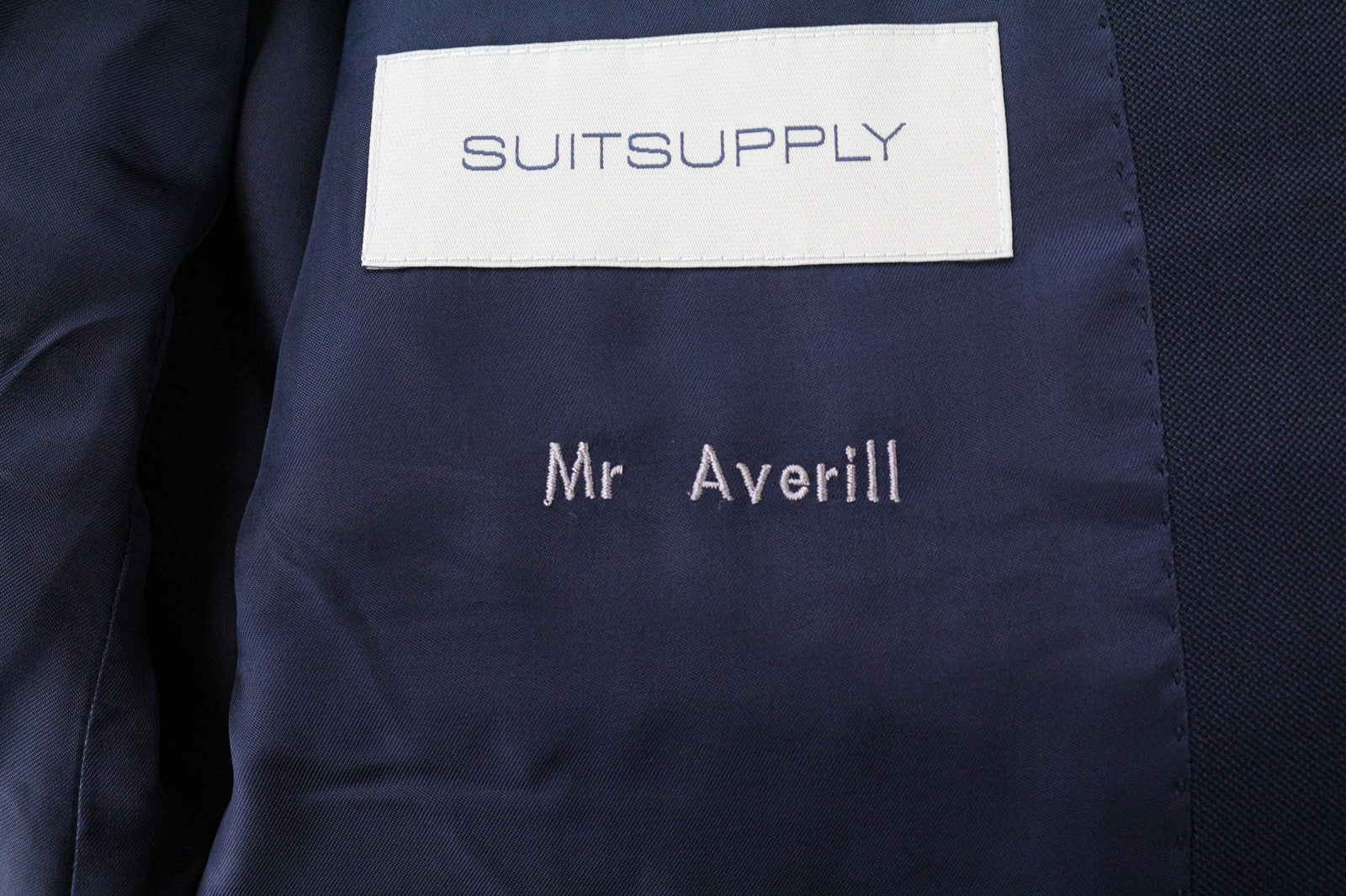 SUITSUPPLY La Spalla Men Blazer UK42S Navy Blue Pure Wool Classic Lined