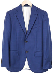 SUITSUPPLY Napoli Men Blazer UK36R Blue Pure Wool Super 110's Zignone Classic