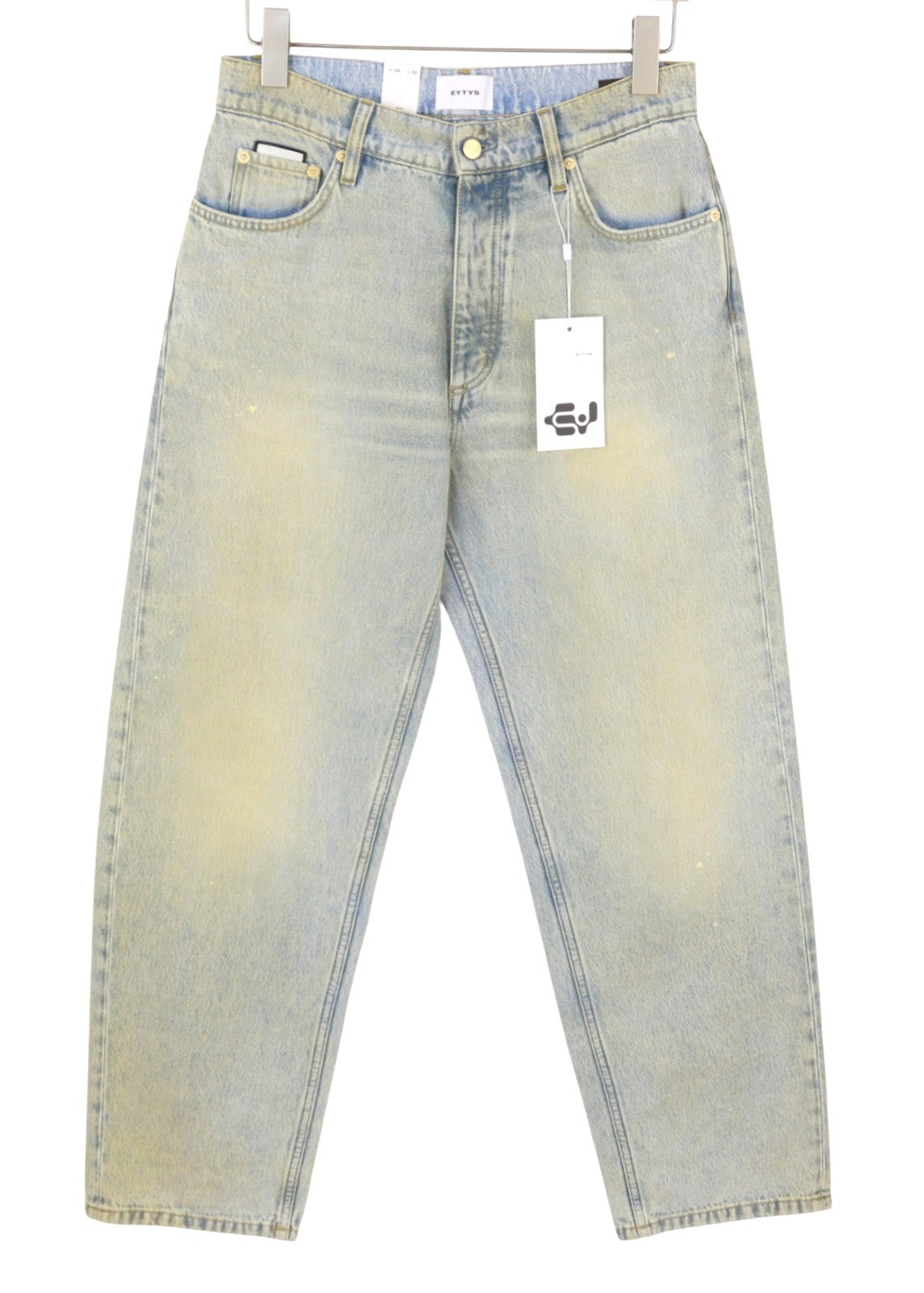 EYTYS Benz Bronze Baggy Fit Women's Jeans W29/L32 Blue Faded Aged Unisex RRP370