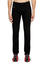 DIESEL 2019 D-Strukt 069YP Men's Jeans W29/L34 Black Mid Waist Slim Fit Zip Fly