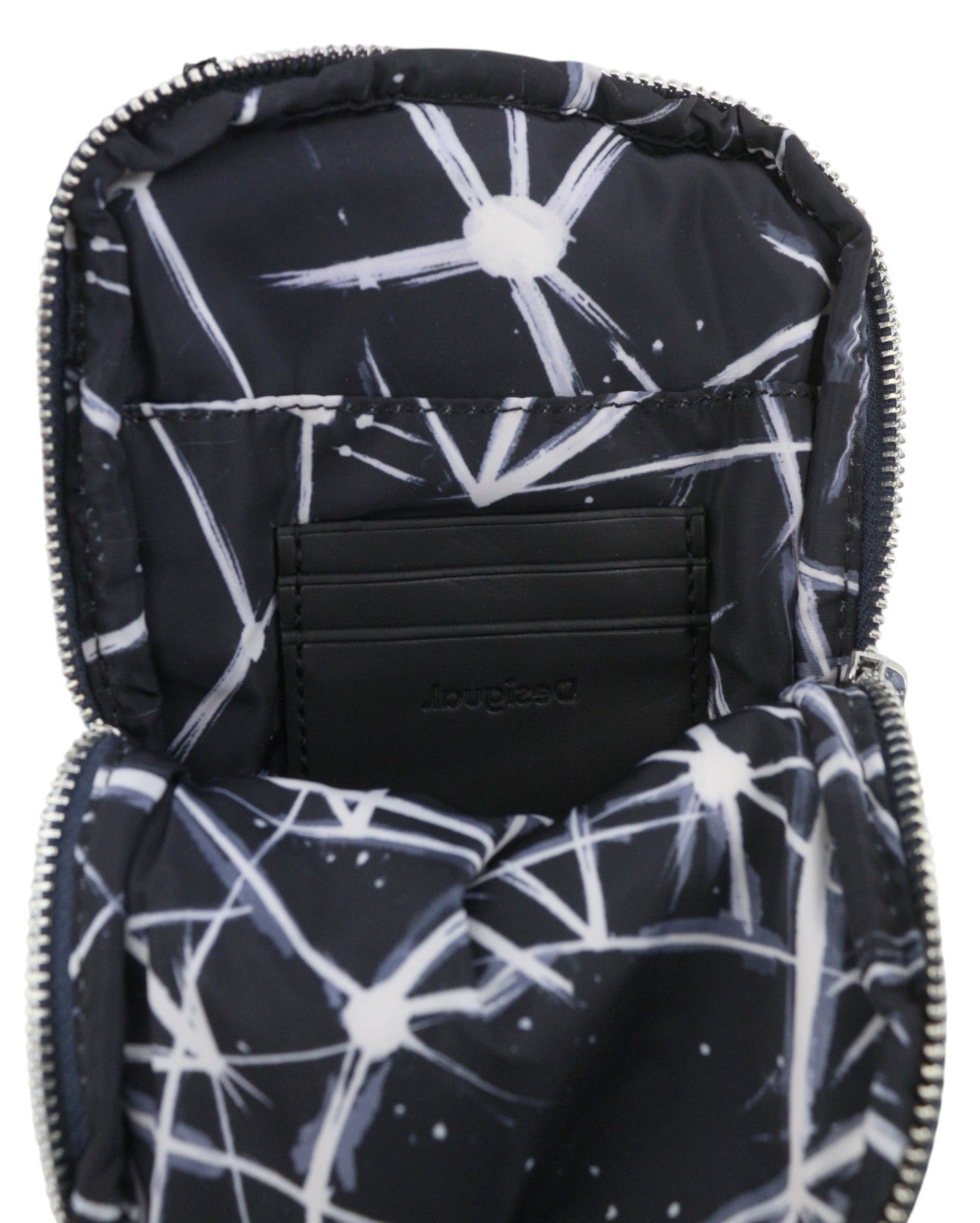 DESIGUAL Asterix Namibia Women's Bag OS Blue Black Pattern Reversible Tote