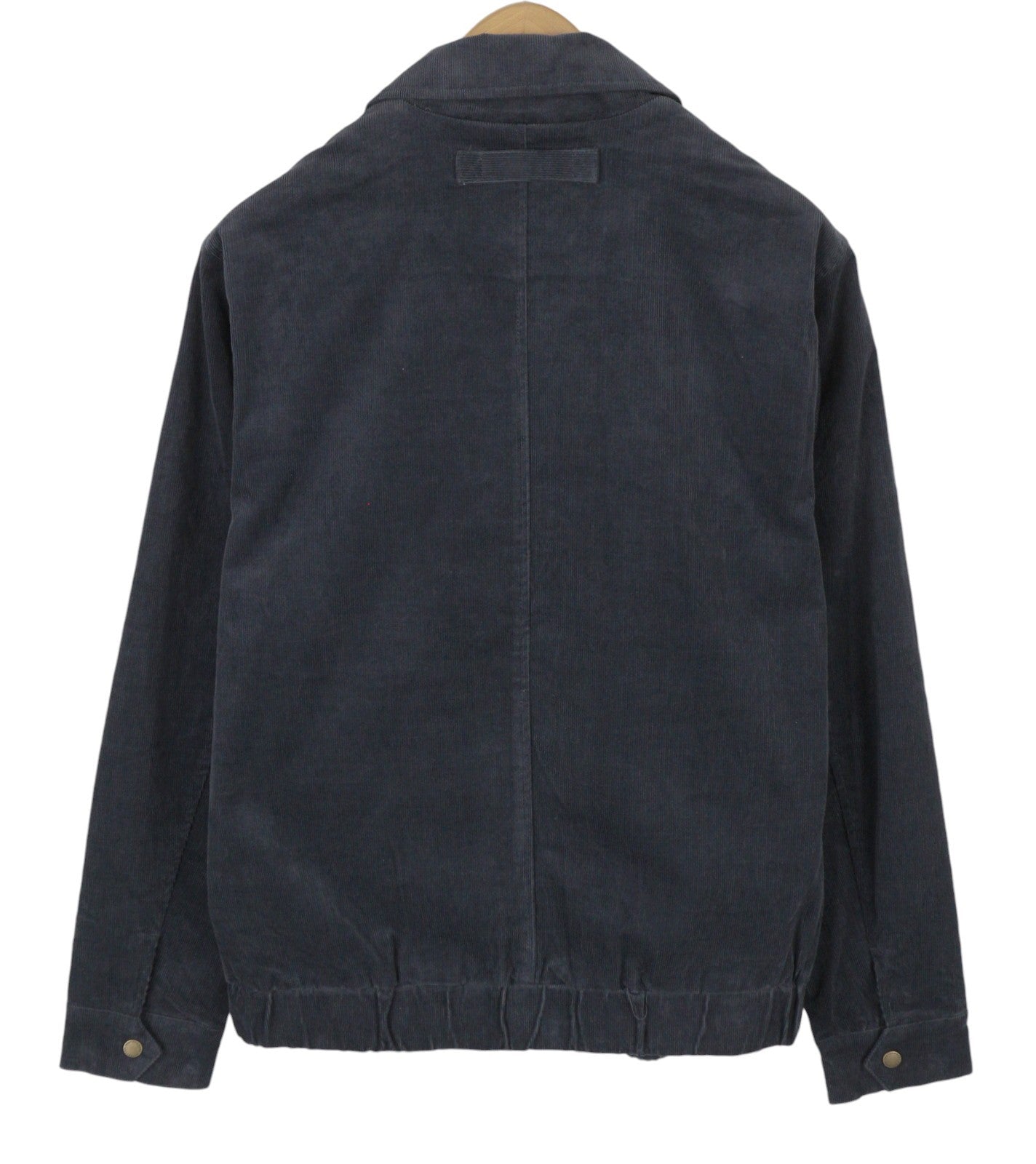 SCOTCH & SODA Men's Jacket M Dark Grey Corduroy Full Zip Spread Lightweight