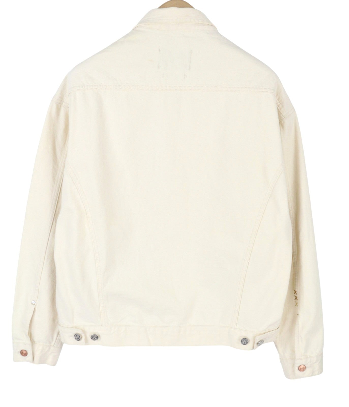 SCOTCH & SODA Highway Of Hope Men's Jacket M Beige Button Unlined Spread Denim