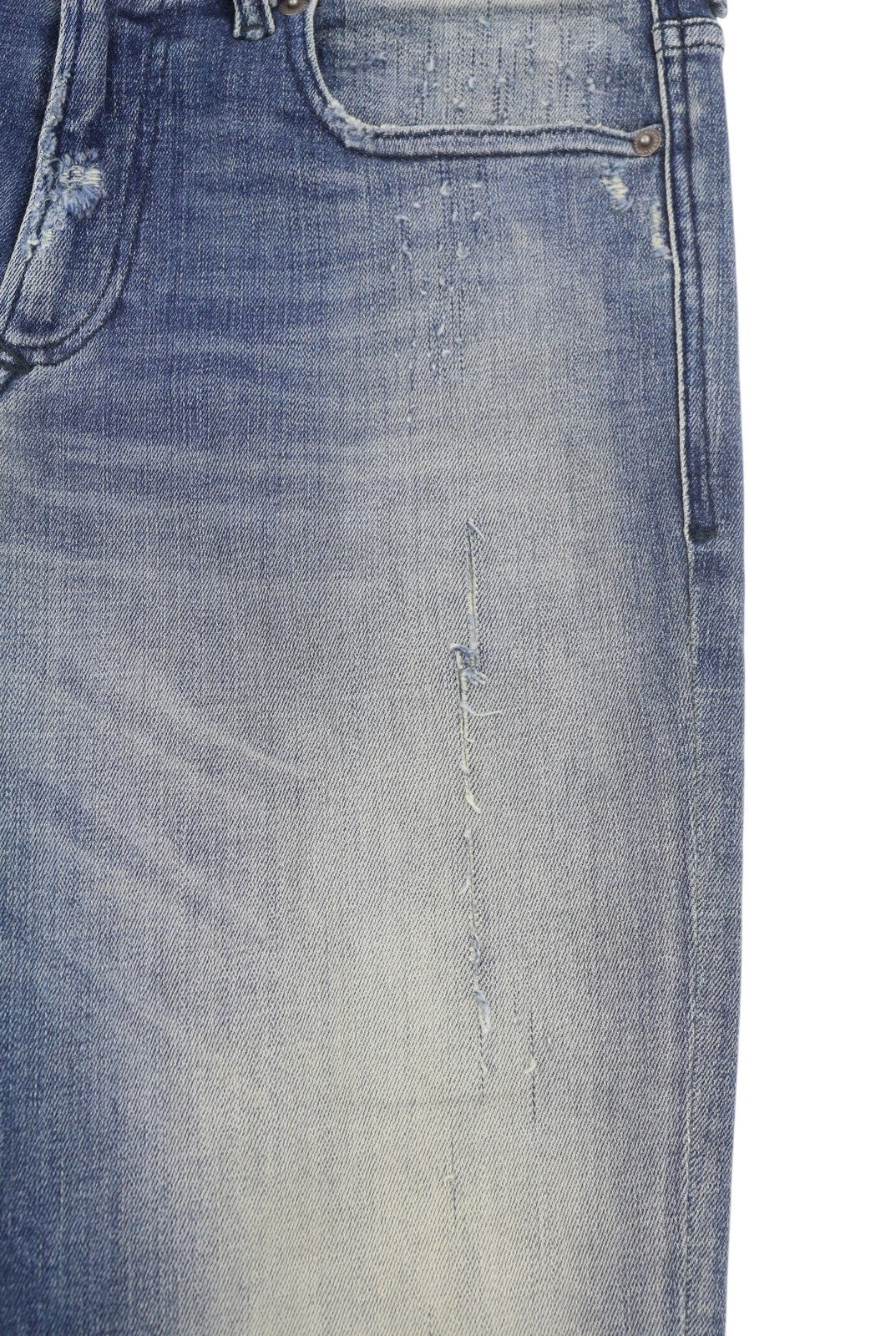 DIESEL 1979 Sleenker 09G87 Men's Jeans W30/L30 Blue Faded Low Waist Skinny Fit