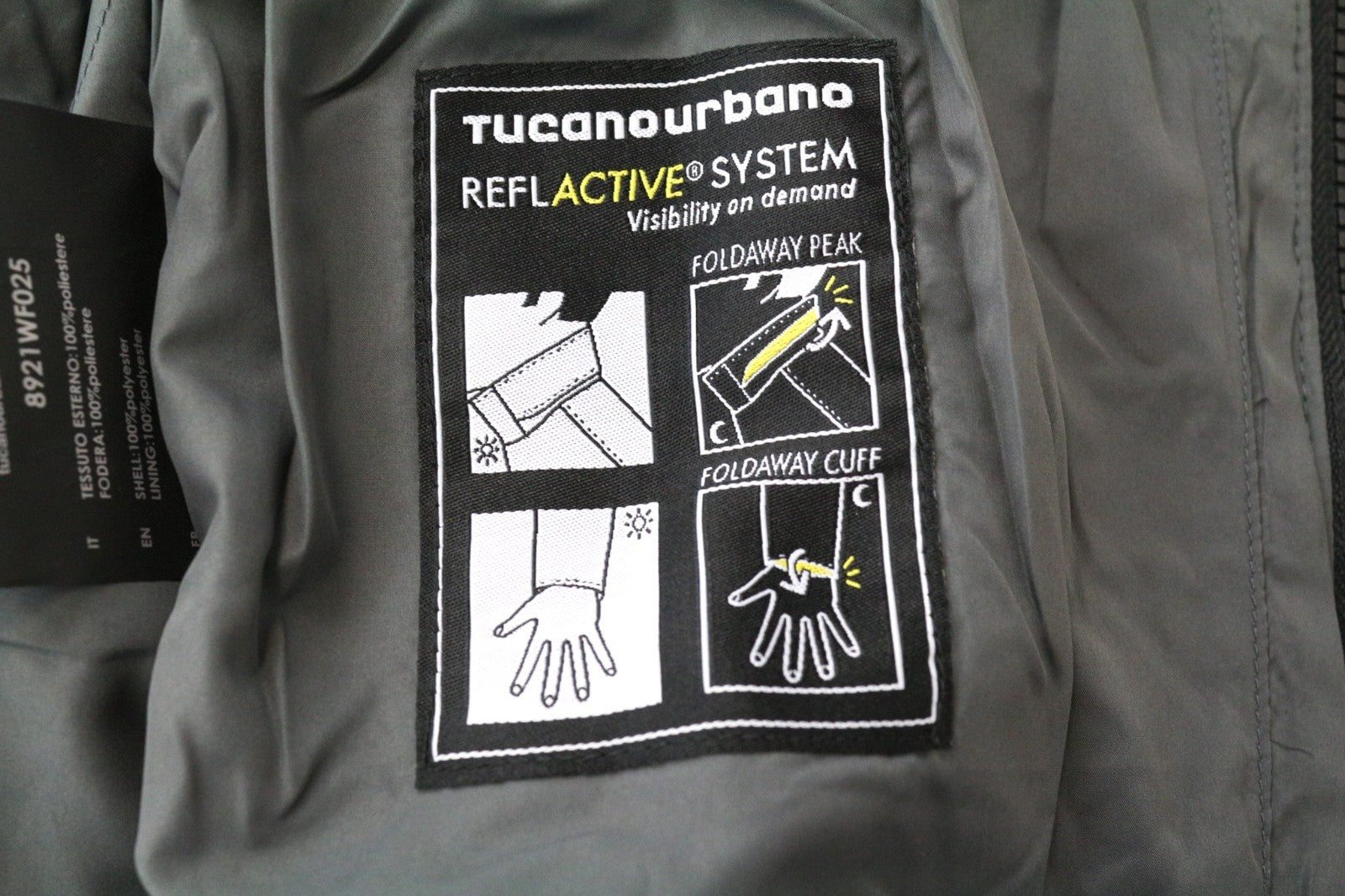TUCANO URBANO Tina Women's Jacket XS Black Waterproof Windbreaker Motorbike