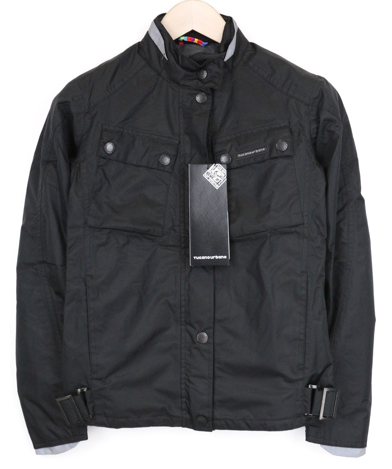 TUCANO URBANO Tina Women's Jacket XS Black Waterproof Windbreaker Motorbike