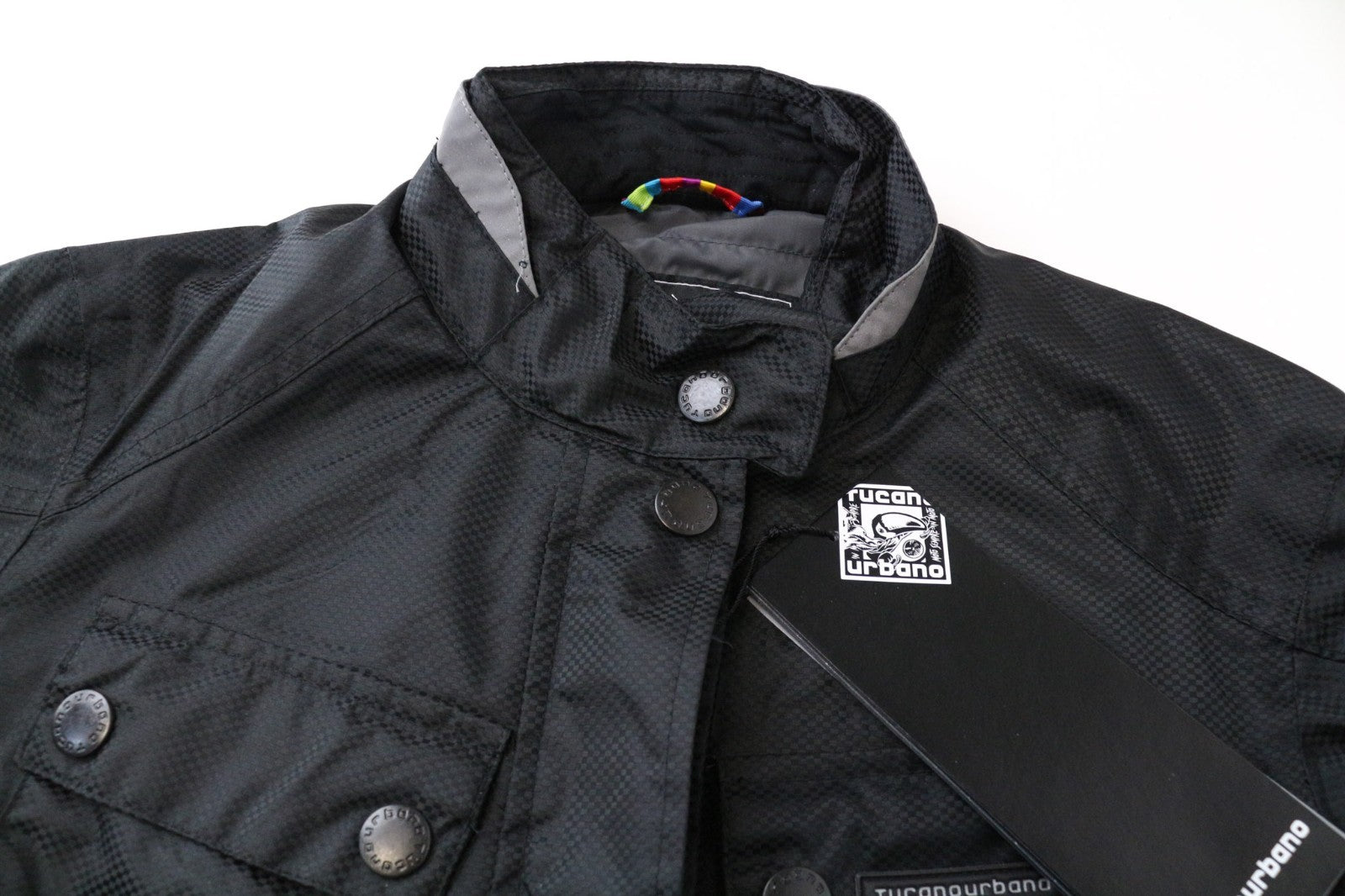 TUCANO URBANO Tina Women's Jacket XS Black Waterproof Windbreaker Motorbike