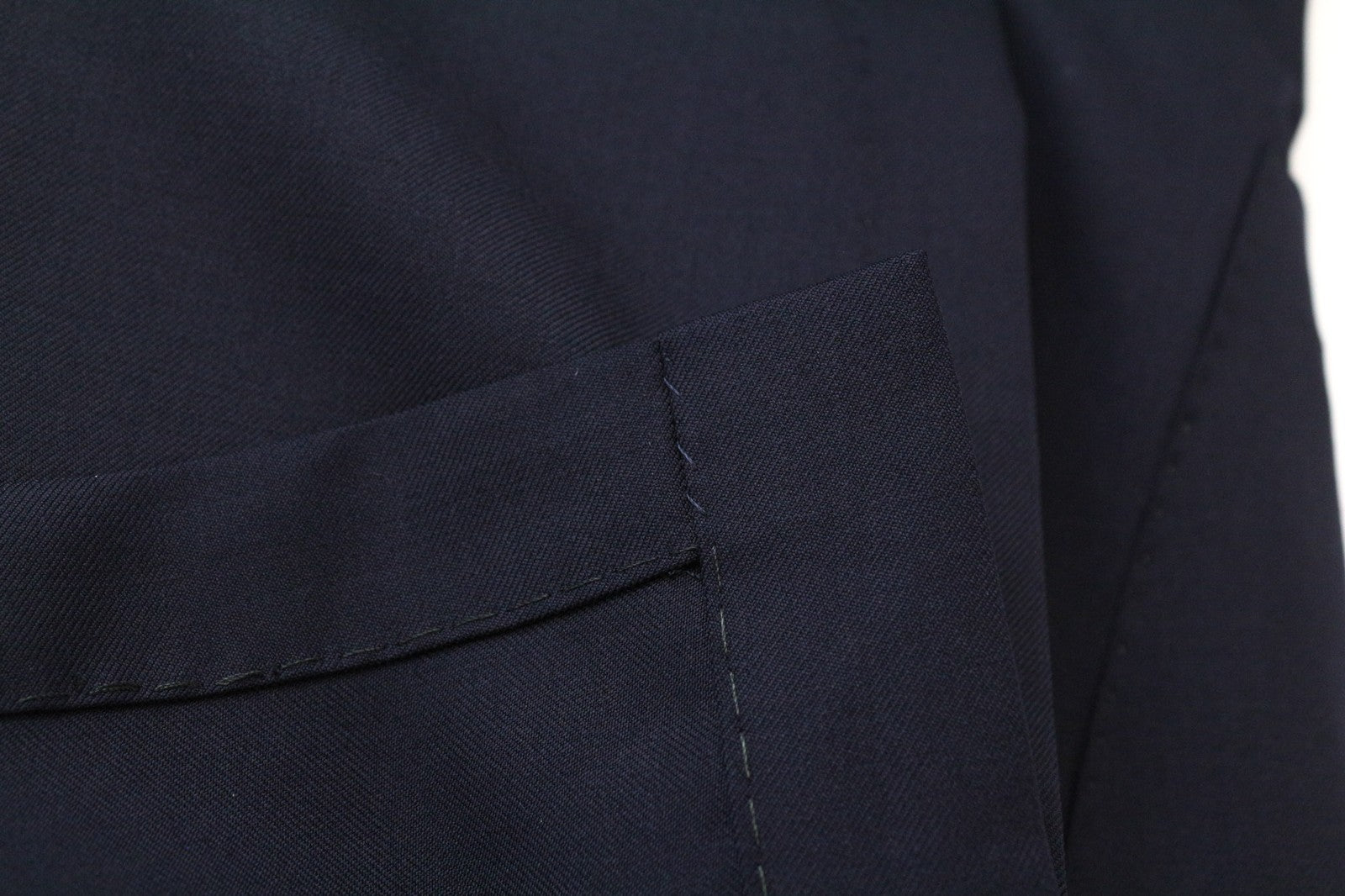 SUITSUPPLY La Spalla Men Blazer UK34R Navy Blue Pure Wool Notch Lapel Classic