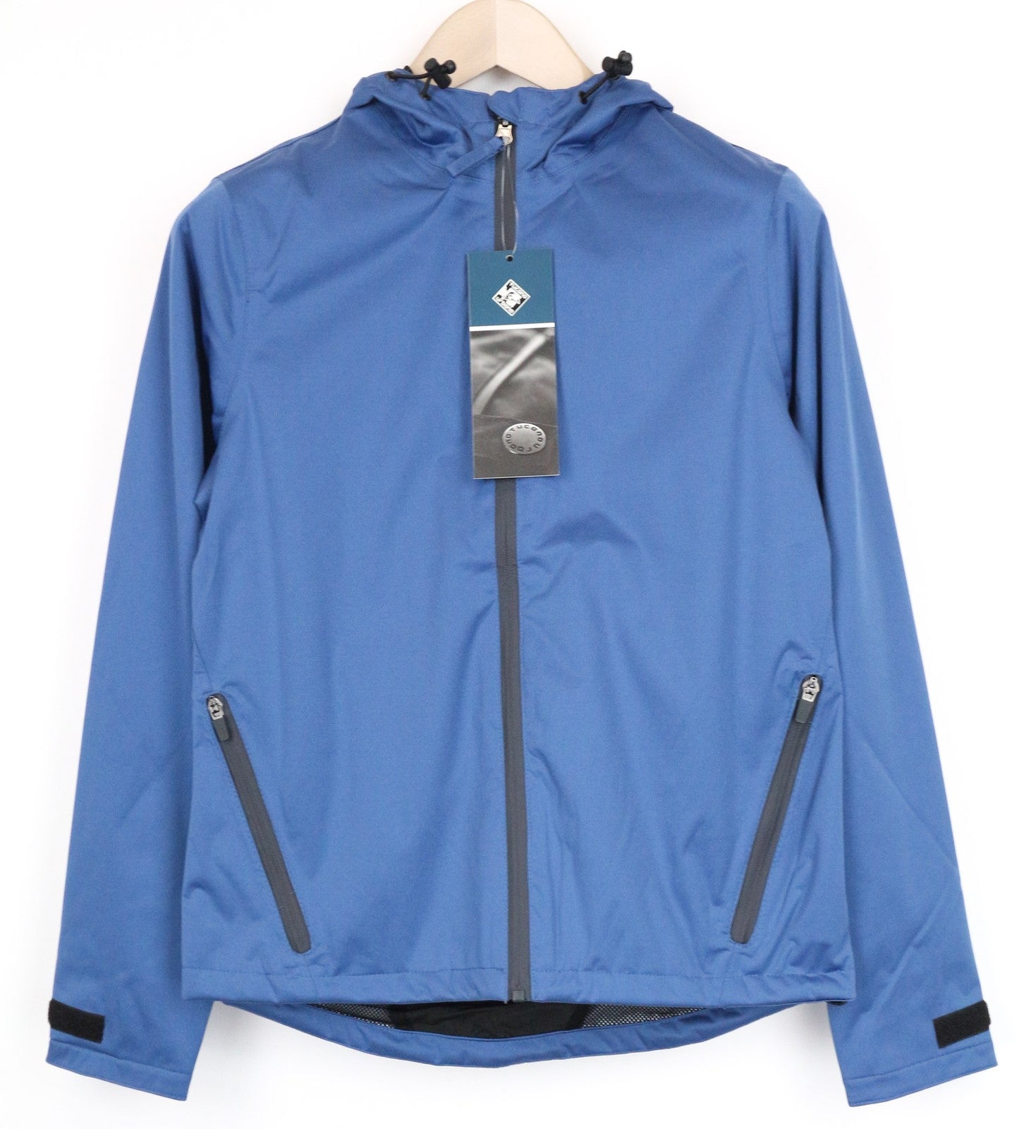TUCANO URBANO Ire Women Jacket S Blue Waterproof Windproof Hooded Moto