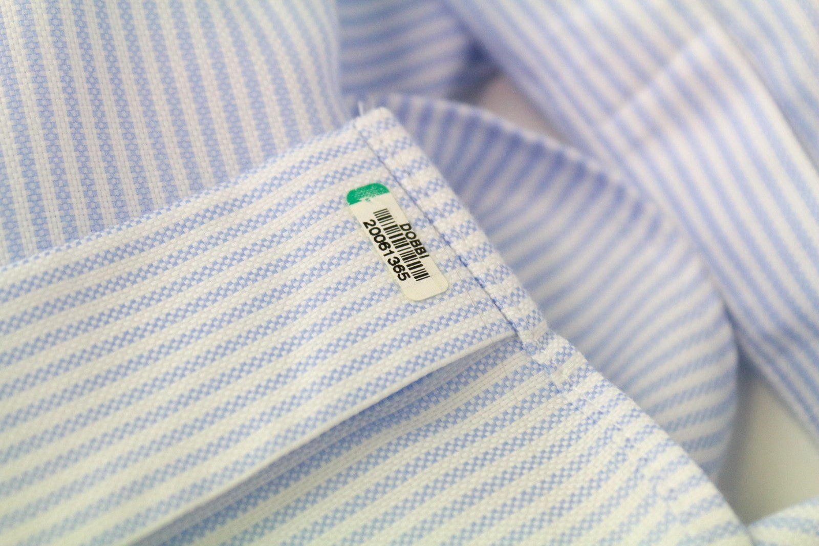 SUITSUPPLY Men Shirt 37/14 1/2 Extra Slim Blue Pure Cotton Striped Classic