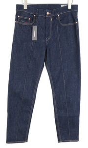 DIESEL Jifer-P 0688B Men Jeans W32/L32 Blue Regular Slim Taper Stretch Buttoned