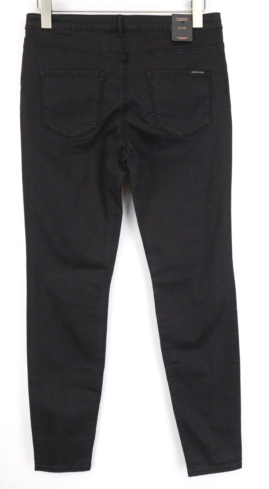 MAISON SCOTCH La Bohemiene Women Jeans W31/L32 Black Skinny Garment-Dyed