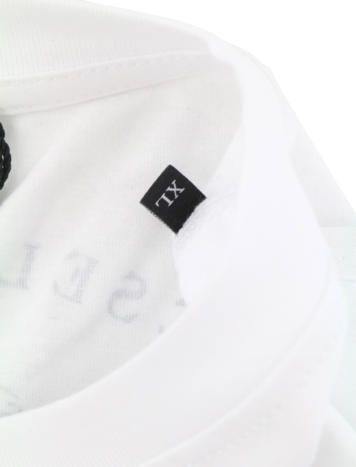 DIESEL T-Just-L4 Men T-Shirt XL White Cotton Tricot Crew Neck Short Sleeve