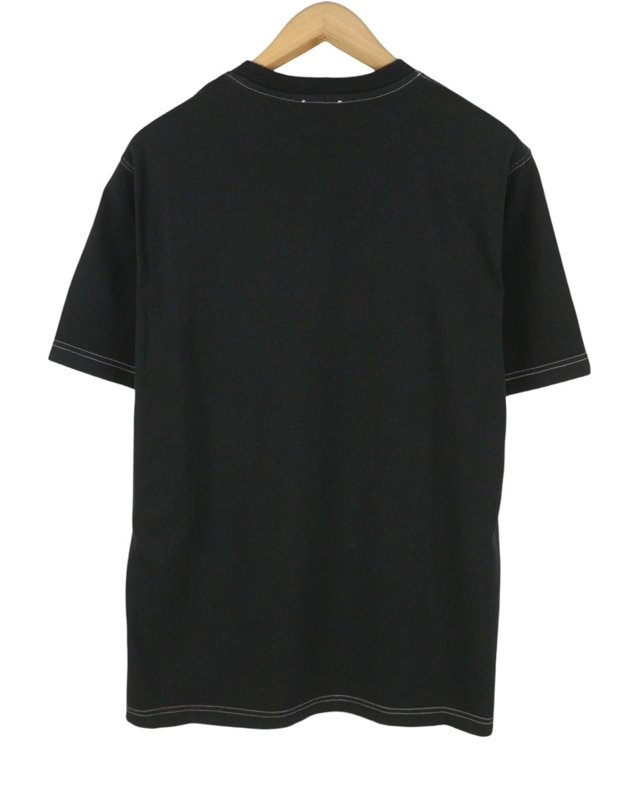 DIESEL T-Just-N13 Men T-Shirt XL Black Logo Detail Crew Neck Short Sleeve