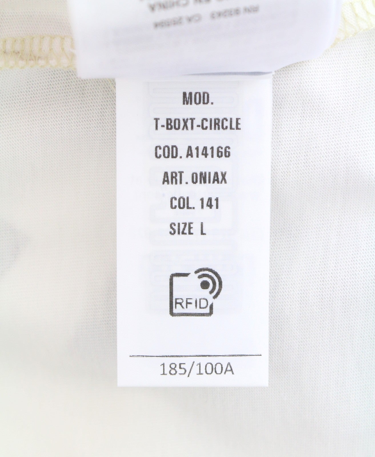 DIESEL T-Boxt-Circle Men T-Shirt L White Oversized Crew Neck Short Sleeved