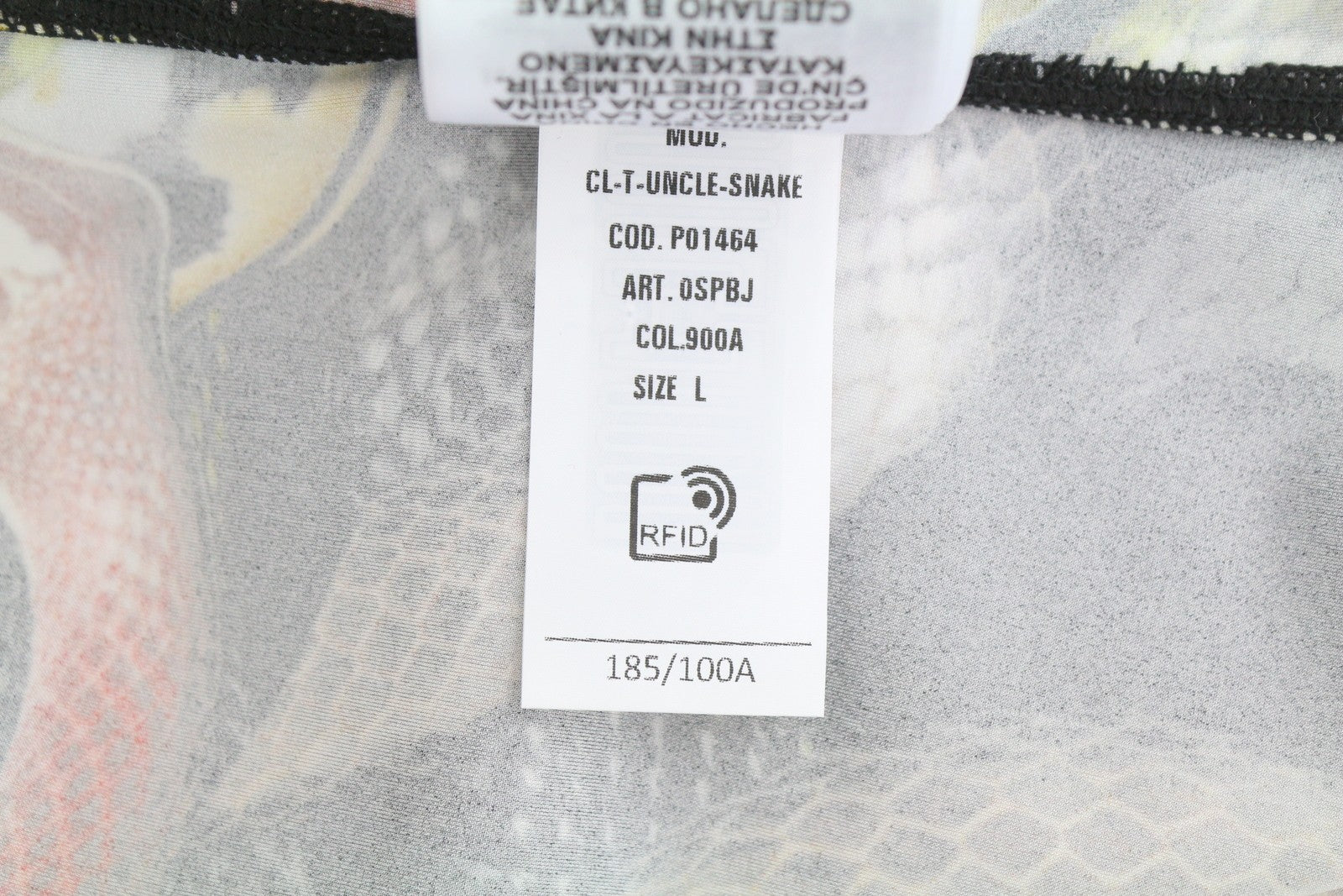 DIESEL CL-T-Uncle-Snake Women T-Shirt L Colourful Short Sleeve RRP230