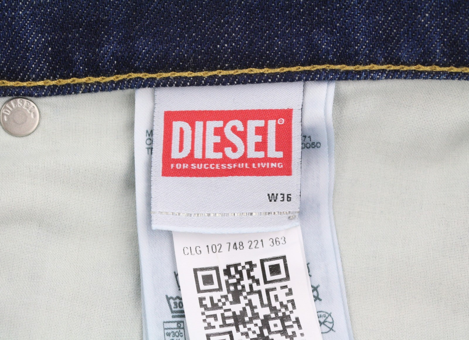 DIESEL 2019 D-Strukt R917I Men Jeans W36/L32 Blue Faded Distress Slim RRP195