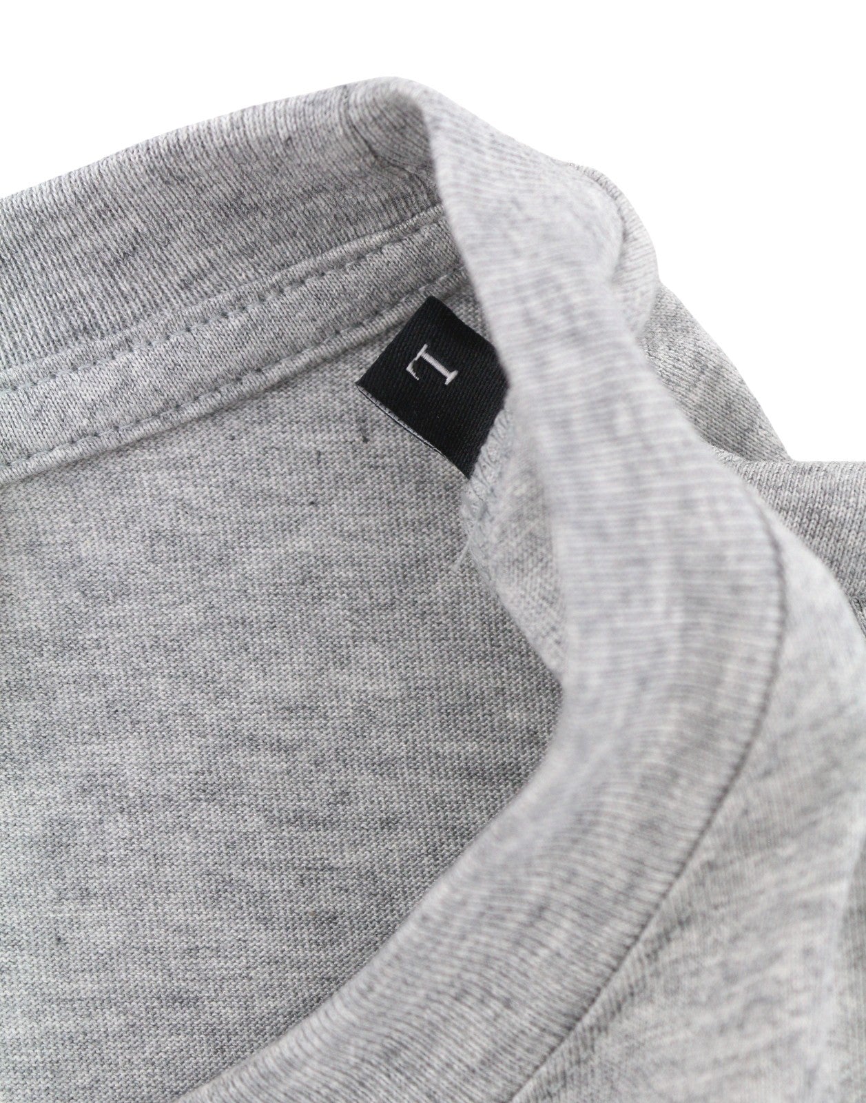 DIESEL T-Diegor-D Men T-Shirt L Grey Melange Tricot Crew Neck Short Sleeve