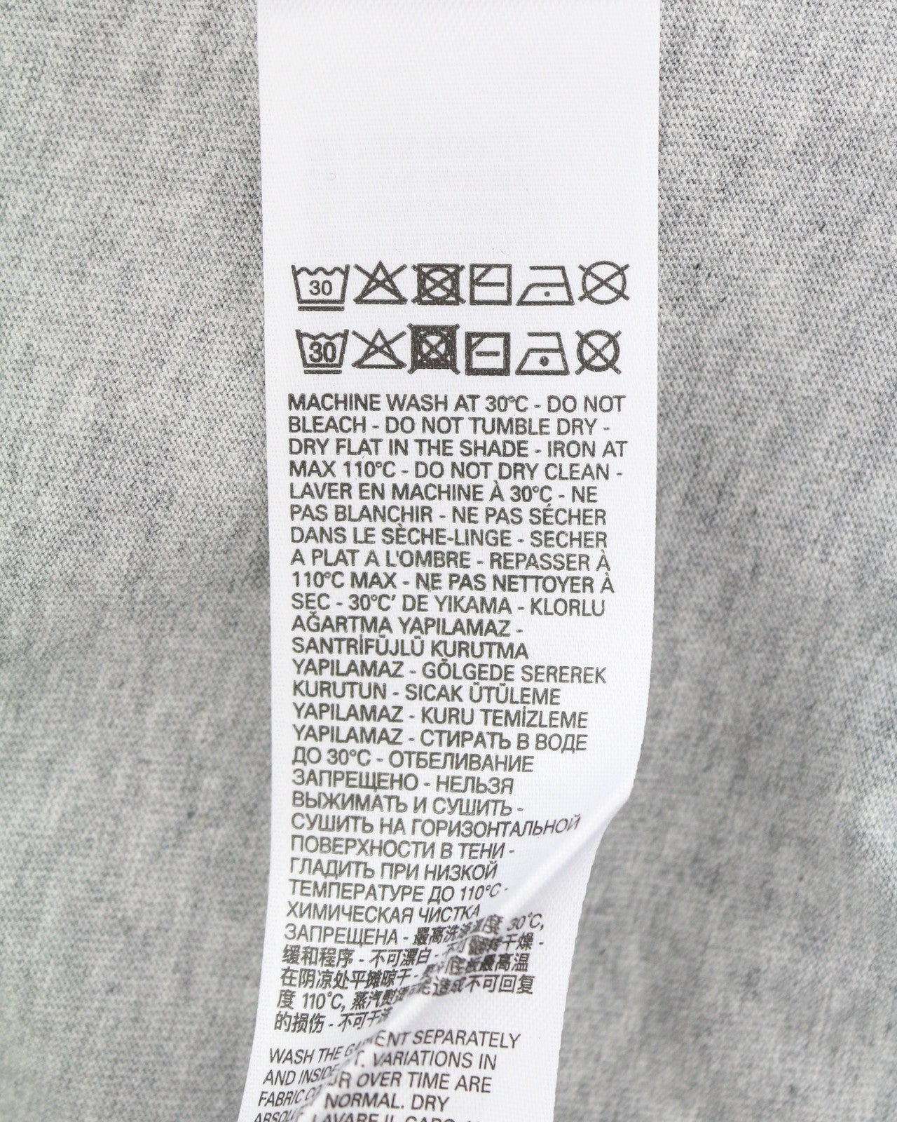 DIESEL T-Diegor-D Men T-Shirt L Grey Melange Tricot Crew Neck Short Sleeve