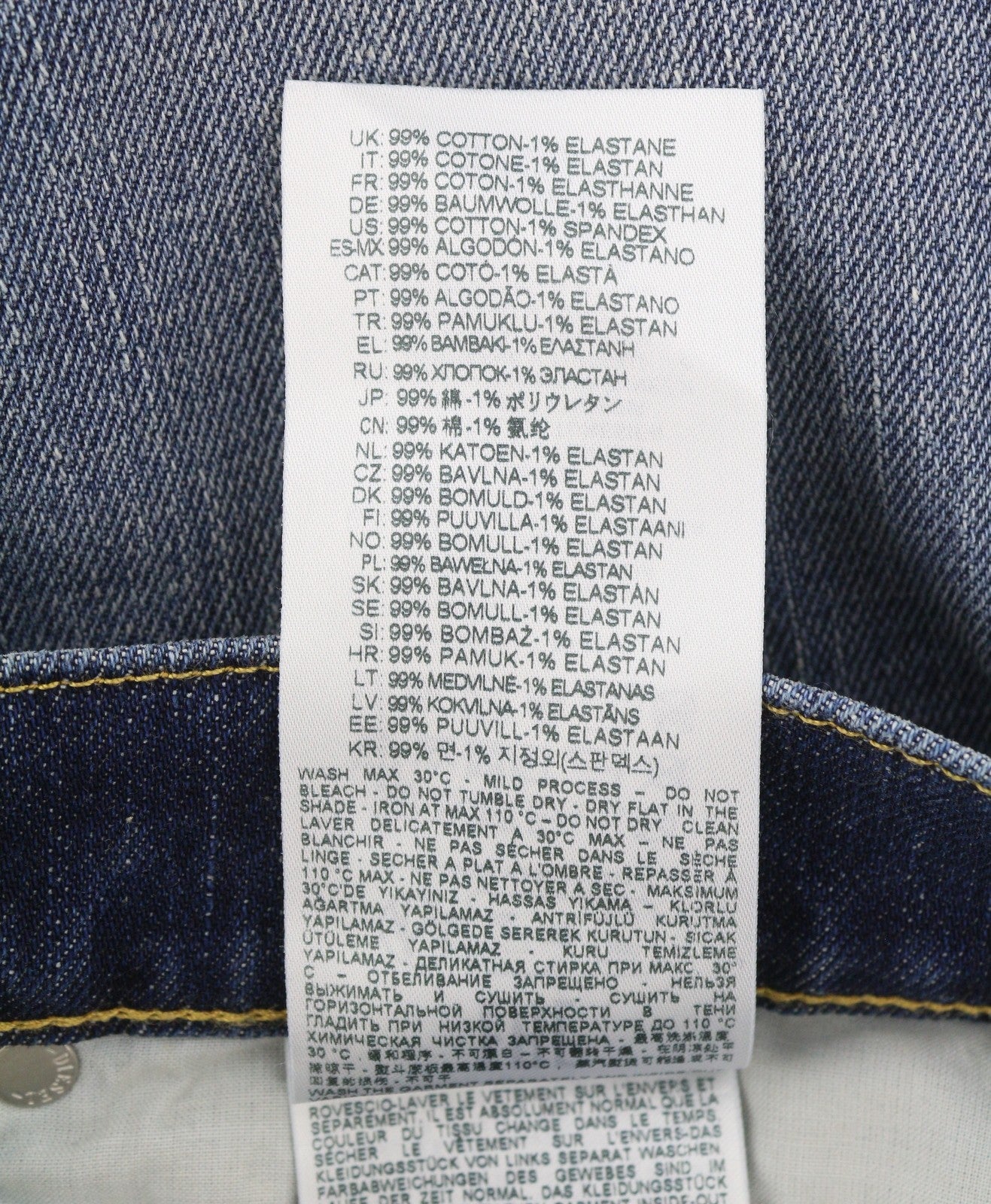 DIESEL 2019 D-Strukt R8I0C Men Jeans W32/L34 Blue Faded Distress Slim RRP250