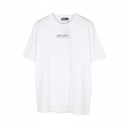 DIESEL T-Just-L4 Men T-Shirt L White Cotton Tricot Crew Neck Short Sleeve