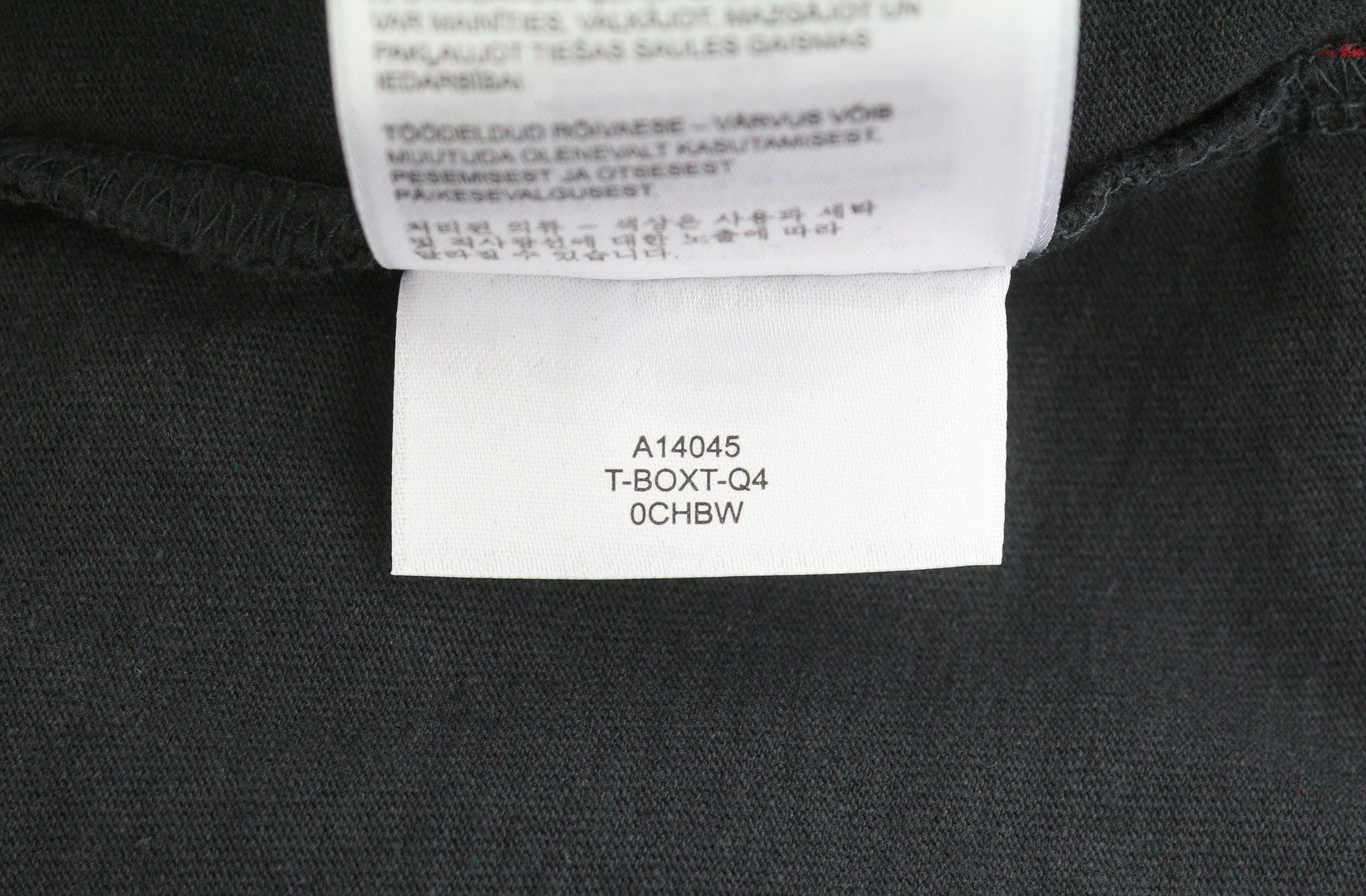 DIESEL T-Boxt-Q4 Men T-Shirt M Black Patterned Oversized Crew Short Sleeve