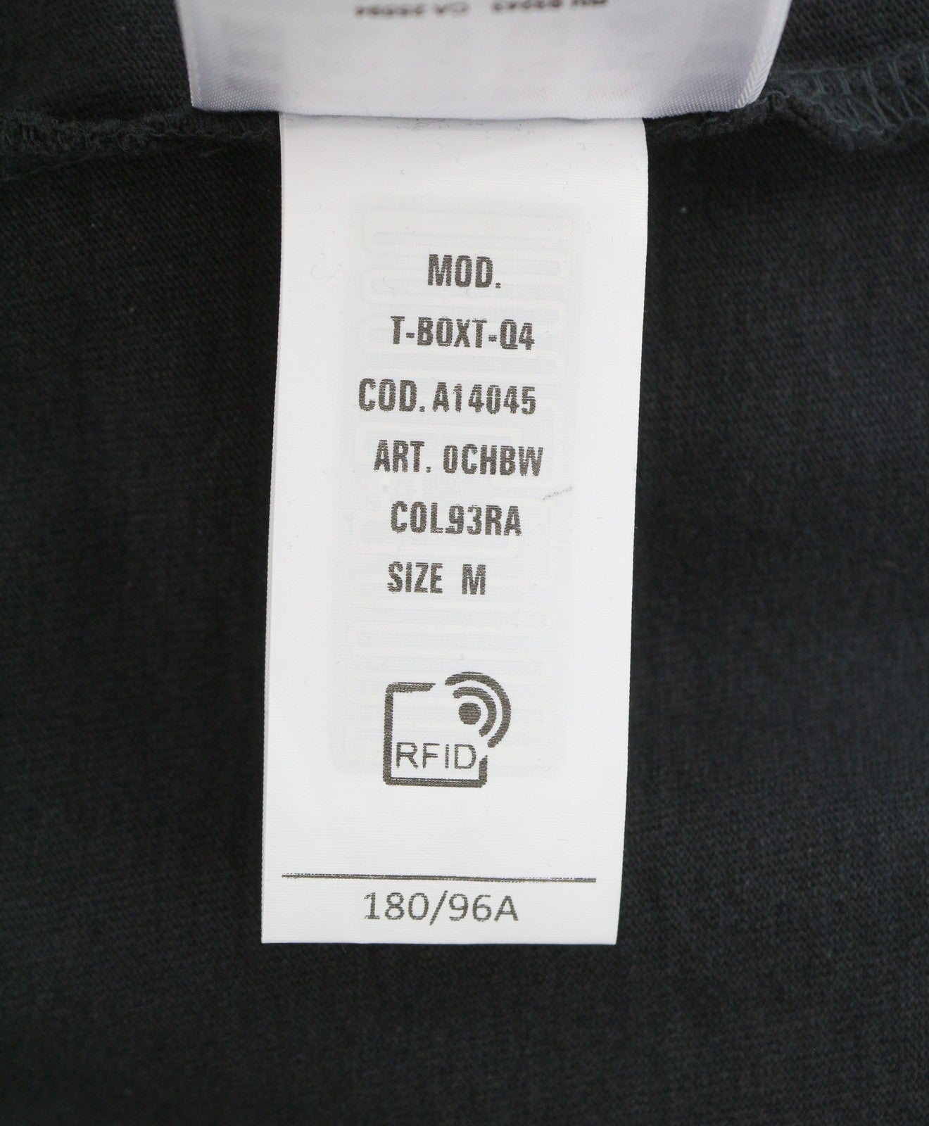 DIESEL T-Boxt-Q4 Men T-Shirt M Black Patterned Oversized Crew Short Sleeve