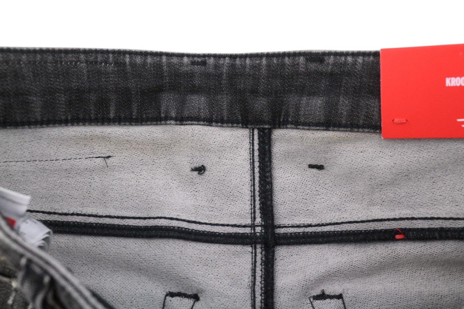 DIESEL Krooley Jogg 09F01 Men's Jeans W28/L32 Black Whiskers Faded Slim Fit