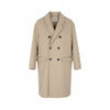 Beige Polyester Coat