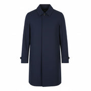 SCOTCH & SODA Men's Jacket M Dark Blue Double Garment Hidden Button Mid-Length