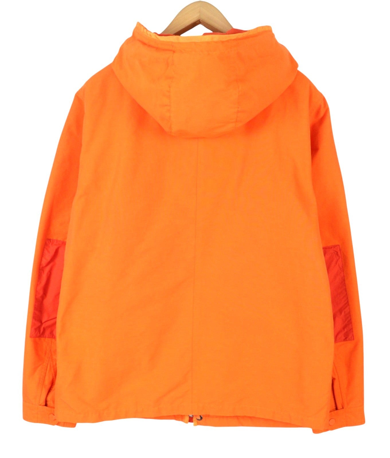 SCOTCH & SODA Men's Jacket L Orange Hooded Unlined Full Zip Lightweight