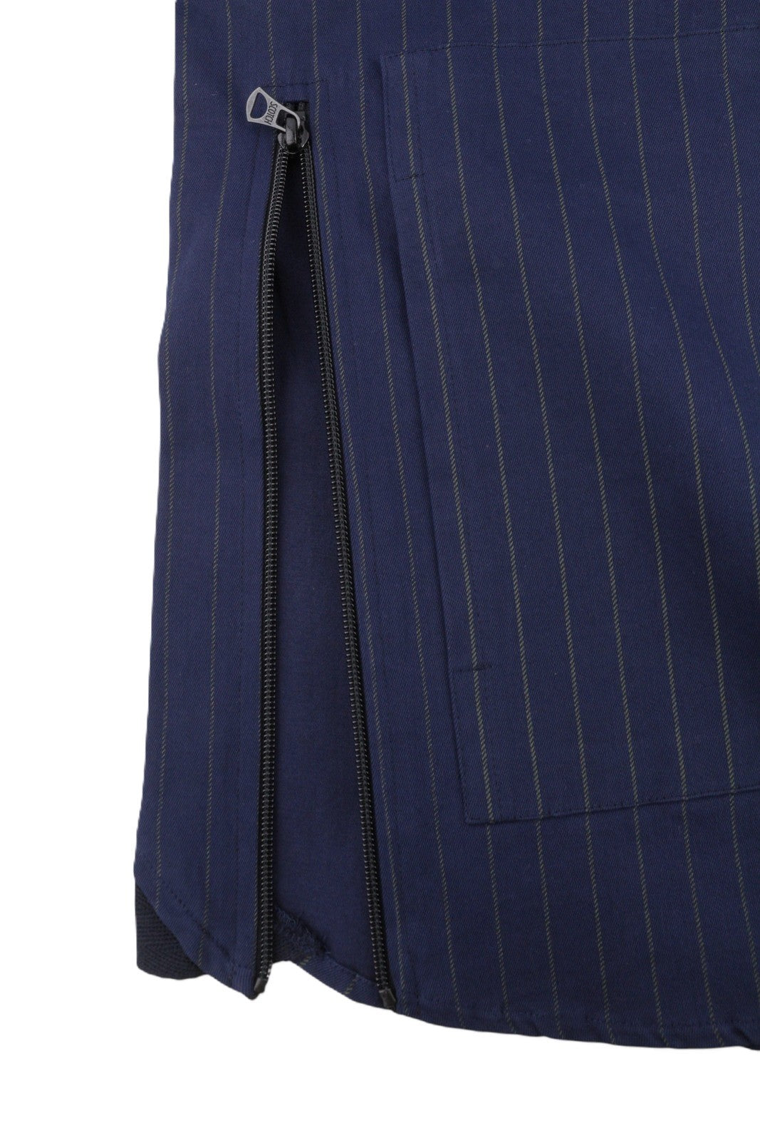 SCOTCH & SODA Men's Jacket M Blue Pinstriped Half Zip Hooded Lightweight Anorak