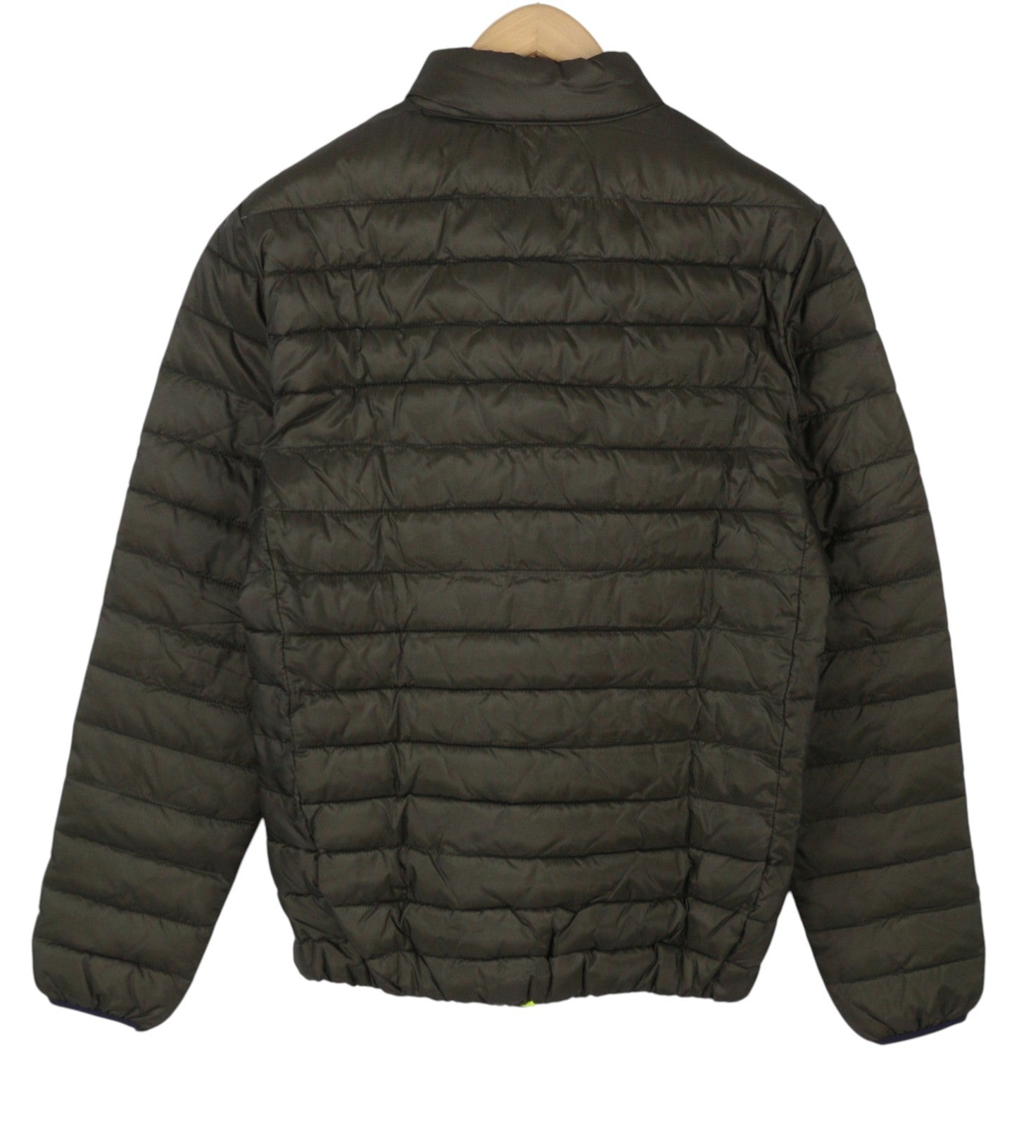 SCOTCH & SODA Men's Jacket S Dark Brown Quilted Padded Full Zip Puffer