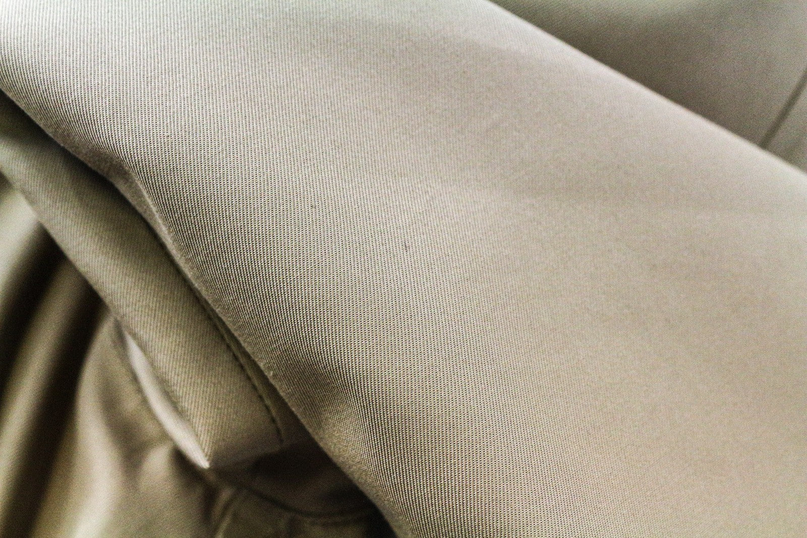 SANDRO Men Coat L Beige Pure Cotton Trench Buttoned Classic Buttoned Mid-Length