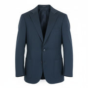 SUITSUPPLY La Spalla Men Blazer UK48L Blue Green Cotton Cashmere Unlined