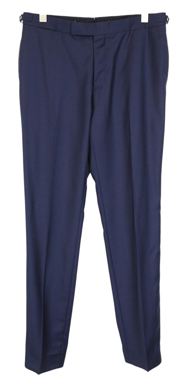 SUITSUPPLY U-Neck Men Suit UK40R Tux Trousers Waistcoat Pure Wool Blue 2 Piece