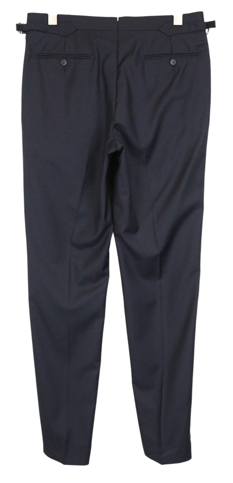 SUITSUPPLY Ferrara Men Suit UK40L Waistcoat Trousers Pure Wool Dark Blue 2 Piece