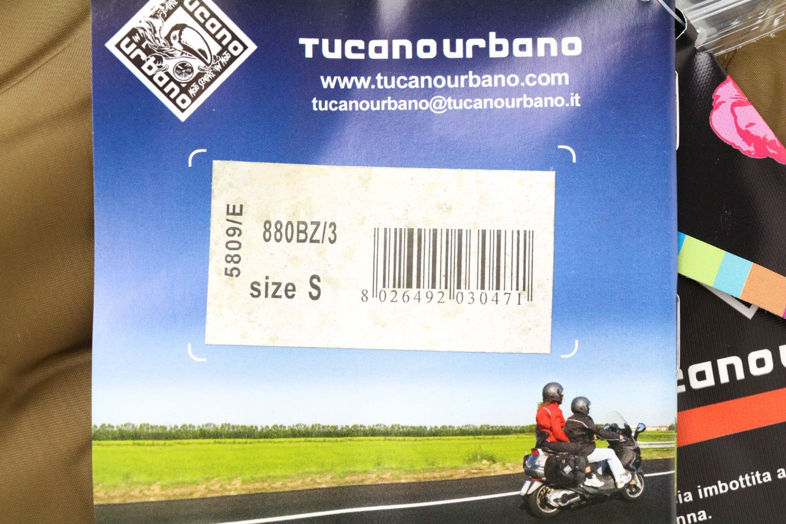 TUCANO URBANO Lori Women Jacket S Brown Thermal Padded Windproof Breathable Moto