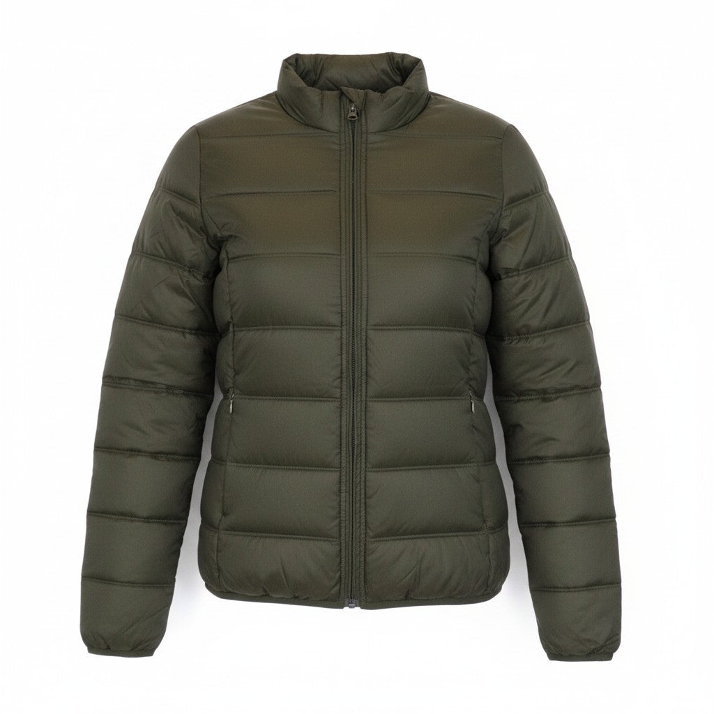 TUCANO URBANO Low Dan Women Jacket IT42 M Green Water-Repellent Thermal Padding