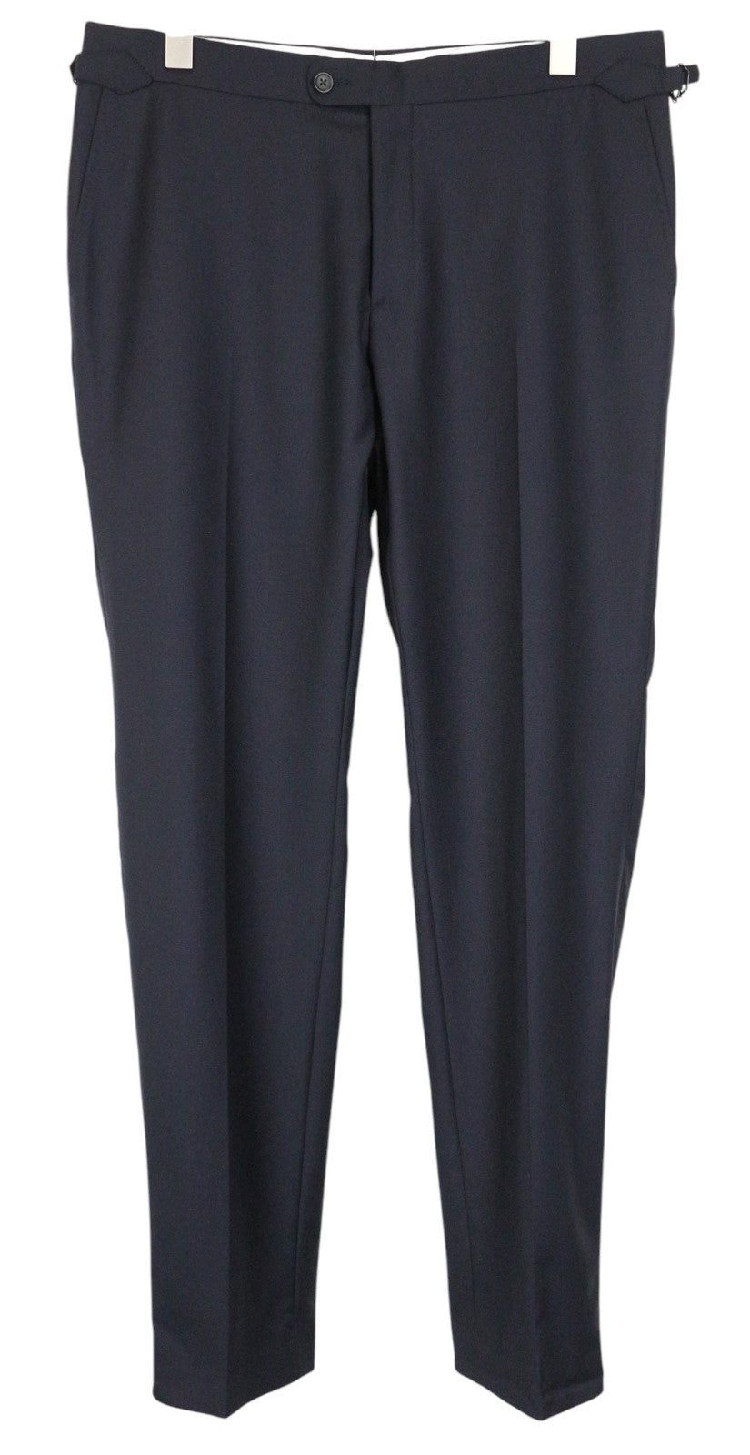 SUITSUPPLY Ferrara Men Suit UK42R Trousers Waistcoat Pleated Wool Blue 2 Piece