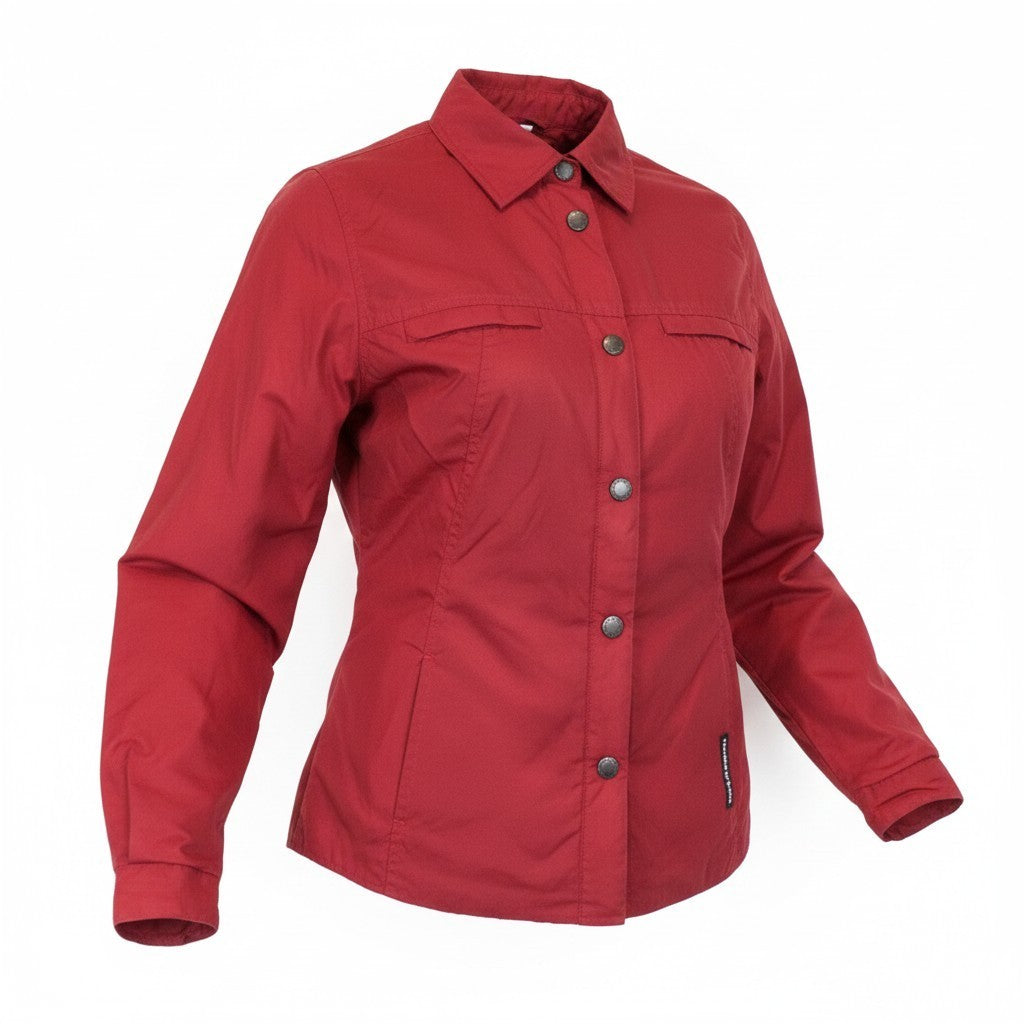 TUCANO URBANO Lori Women Jacket XS Red Windproof Breathable Collared Moto